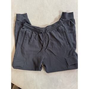 Gymshark Joggers Sweatpants Womens Medium Black W/ Pockets Drawstring